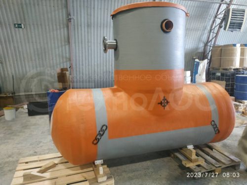 Топливная емкость - 2м3 - 1000х2800 (DxL)